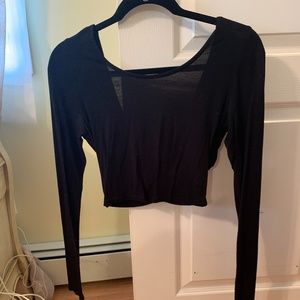 Black Crop Top